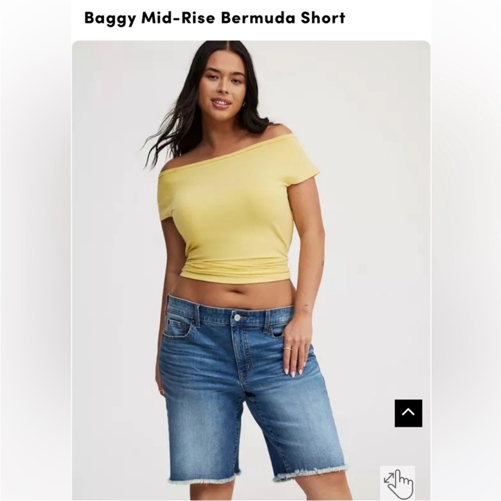 NWT Torrid Denim Bermuda Shorts